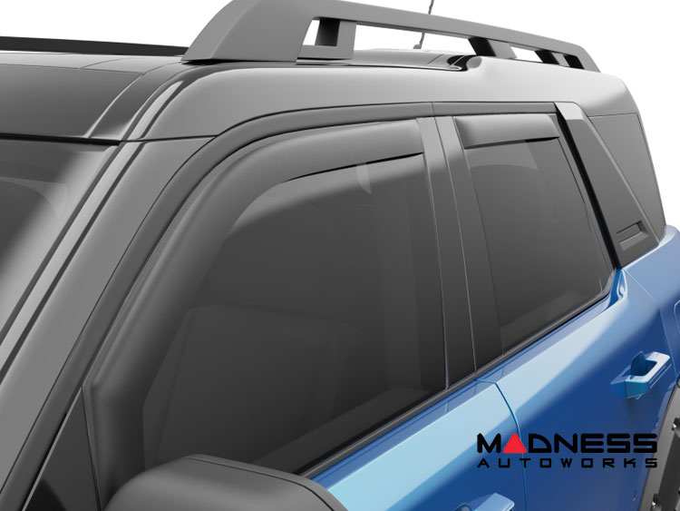 Ford Bronco Sport Side Window Air Deflectors - Matte Black - EGR